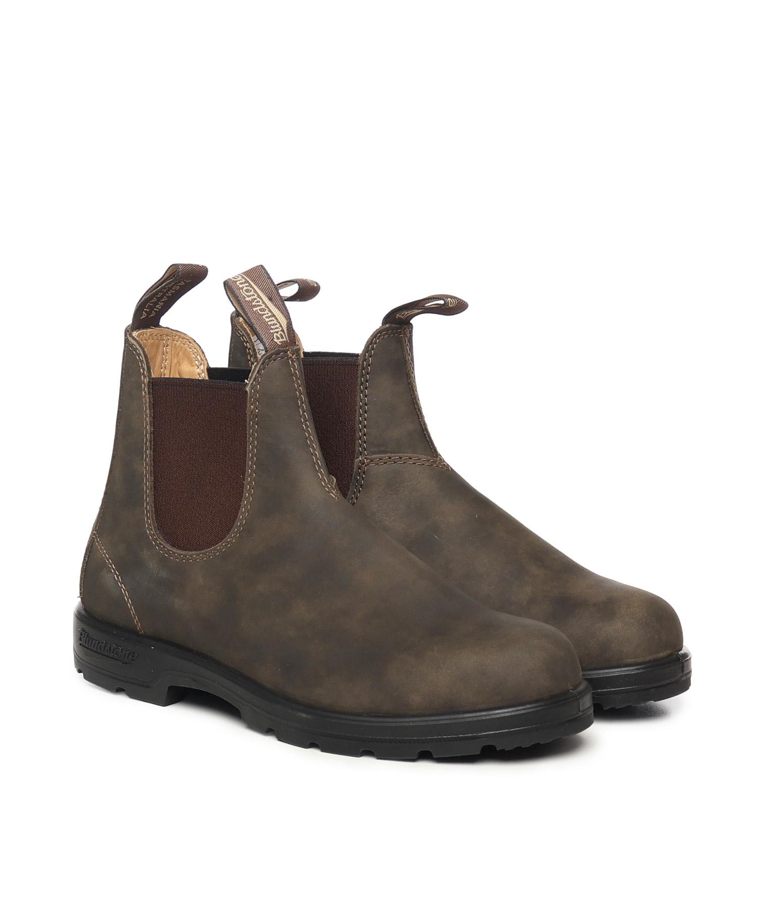 Chelsea boots in pelle 585 RUSTIC BROWN BLUNDSTONE 