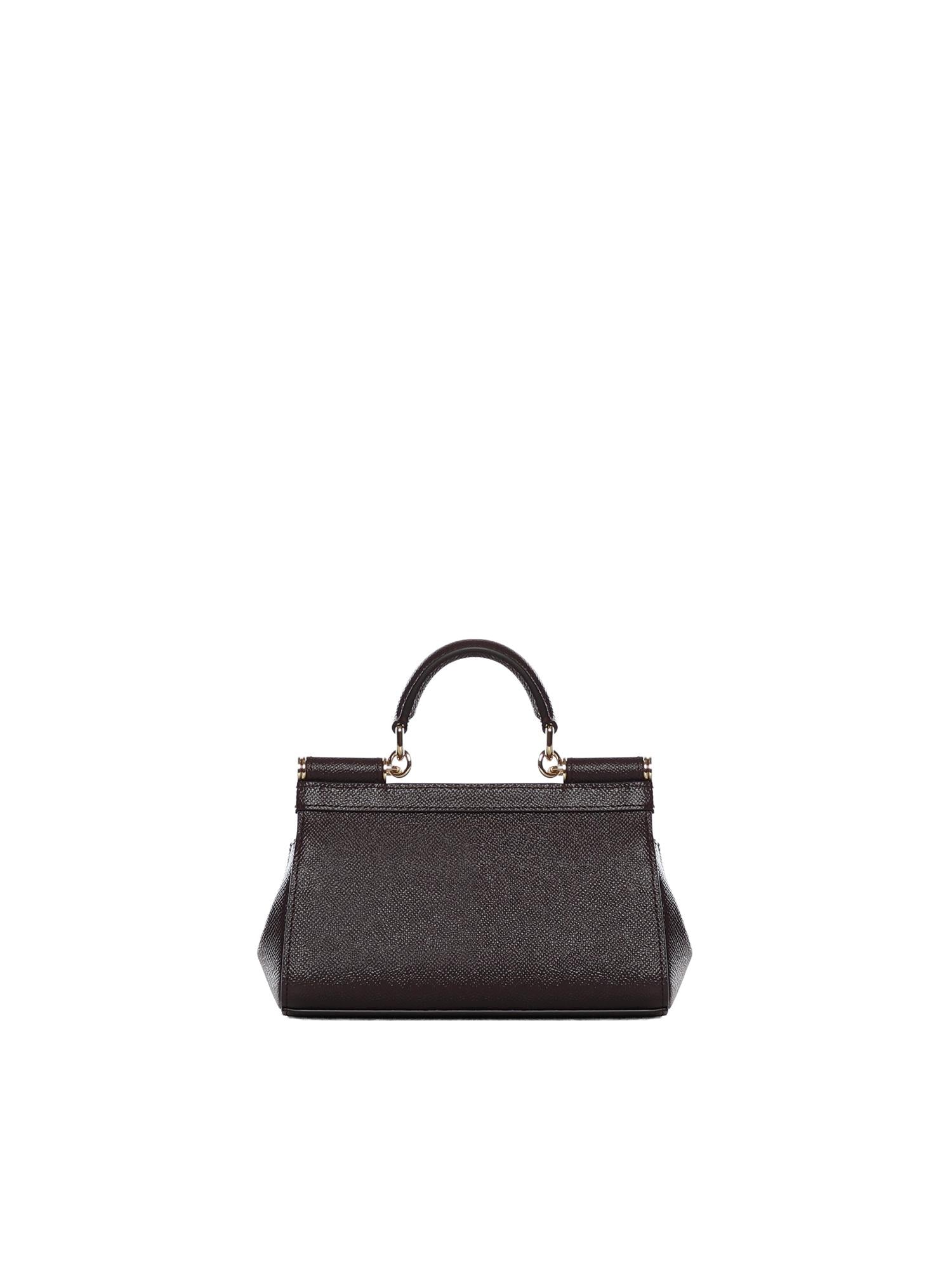 Borsa a mano Sicily mini in pelle di vitello Dauphine BB7116 B10018M073 DOLCE & GABBANA 