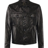 Giubbotto Julius Caesar in pelle JULIUS CAESAR COCCONERO GIULIANO GALIANO 