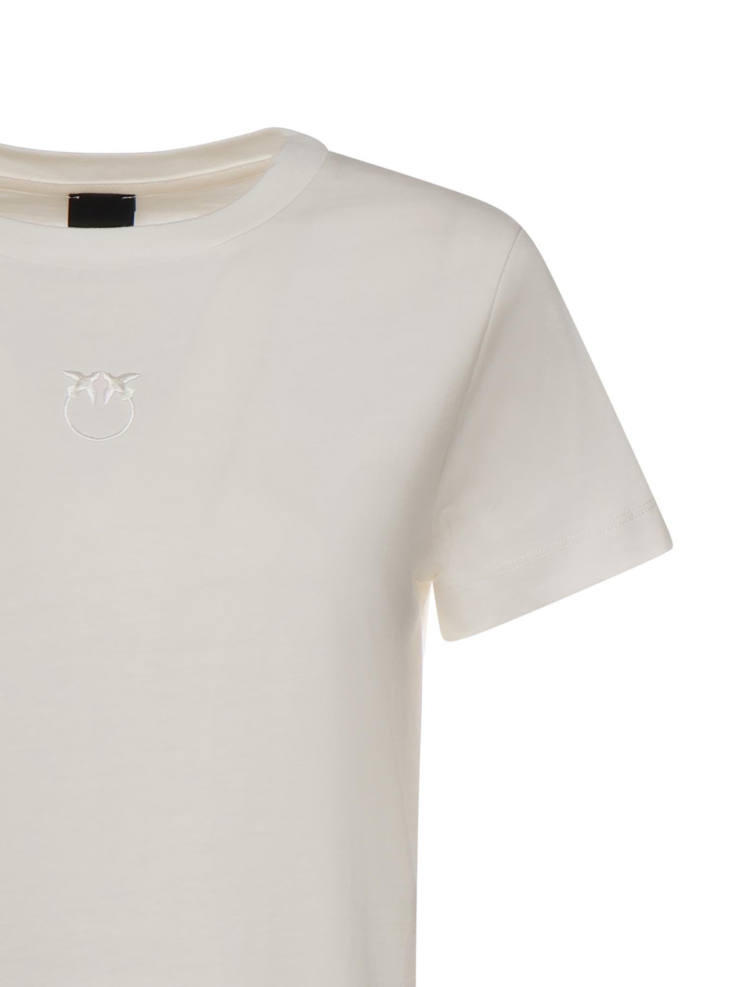 T-shirt con logo Love Birds 100355 A339Z05 PINKO 