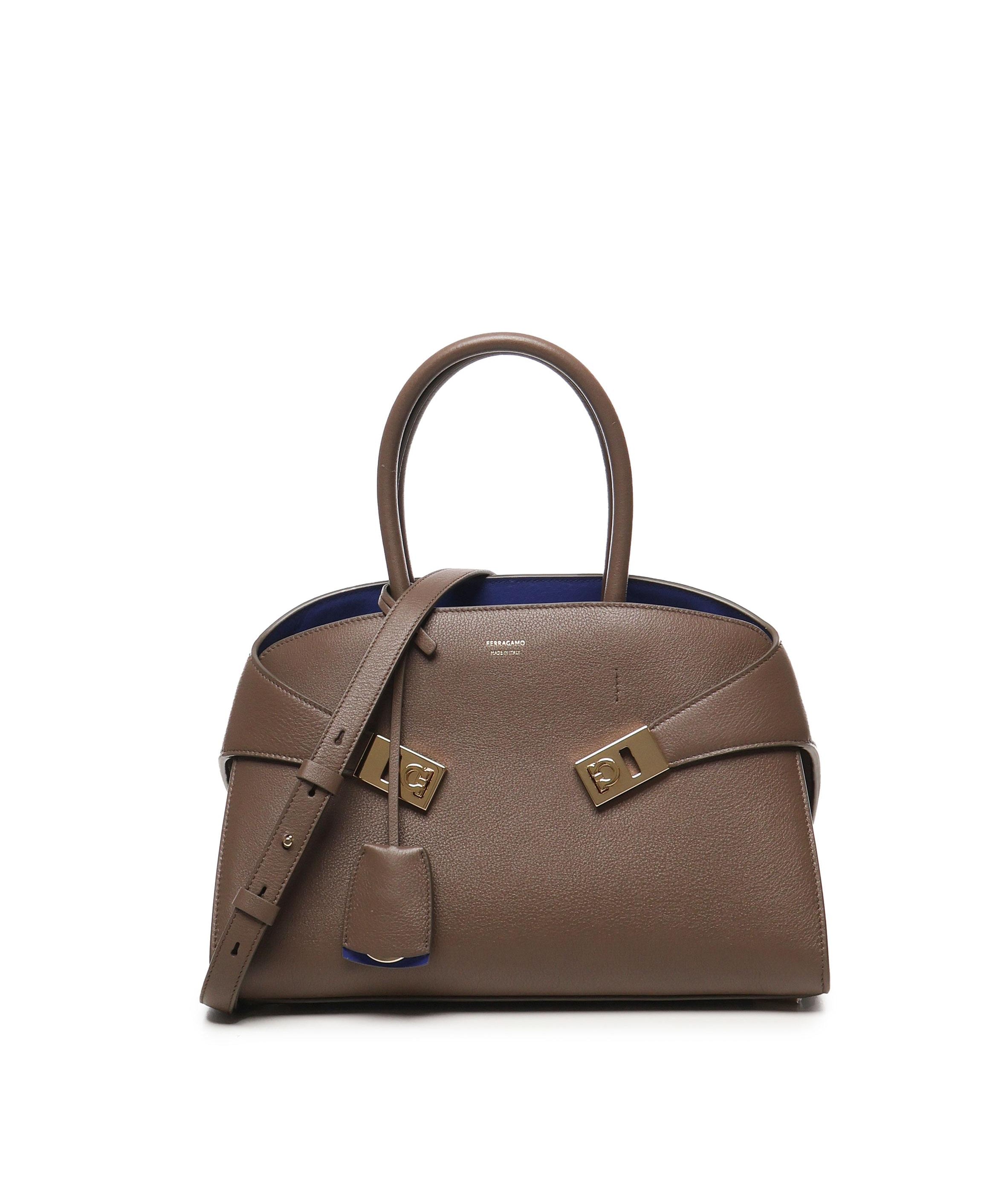 Borsa a mano Hug bicolore (M) 215608 771867017 FERRAGAMO 