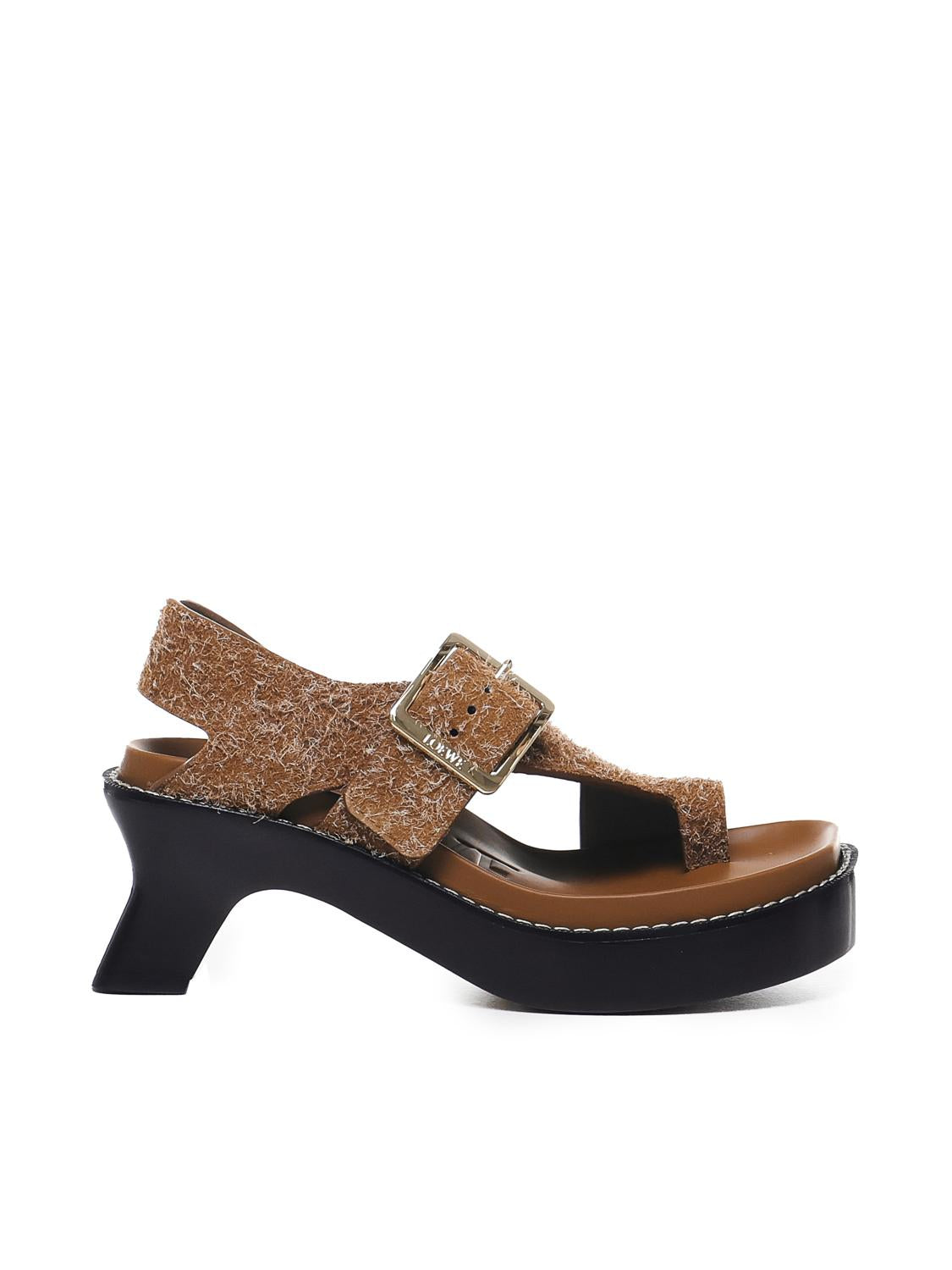 Sandalo in pelle scamosciata spazzolata L814465X92 LOEWE EASE2530 LOEWE 