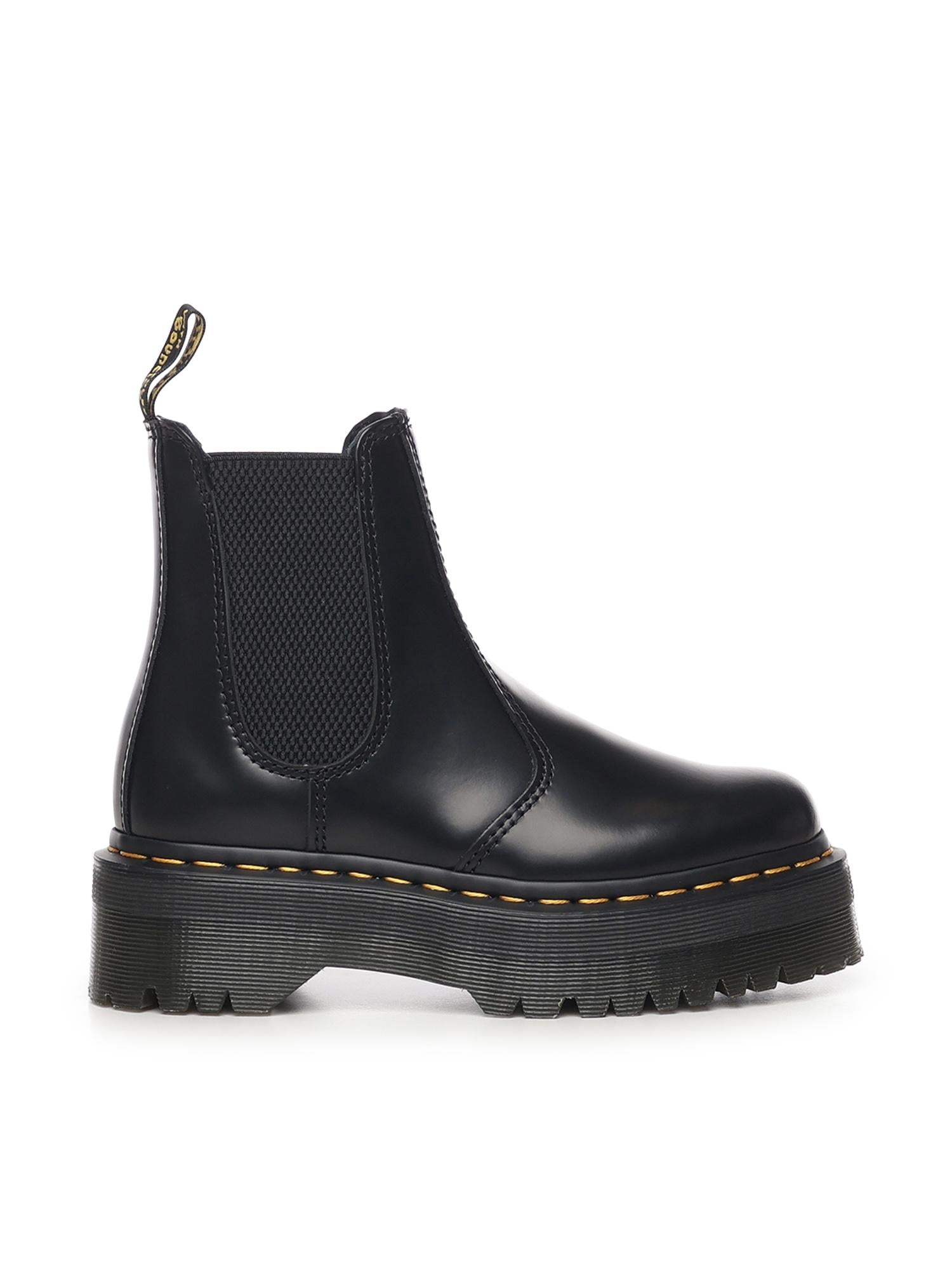 Stivaletti Chelsea Platform Quad 2976 in pelle 24687001  DR. MARTENS 