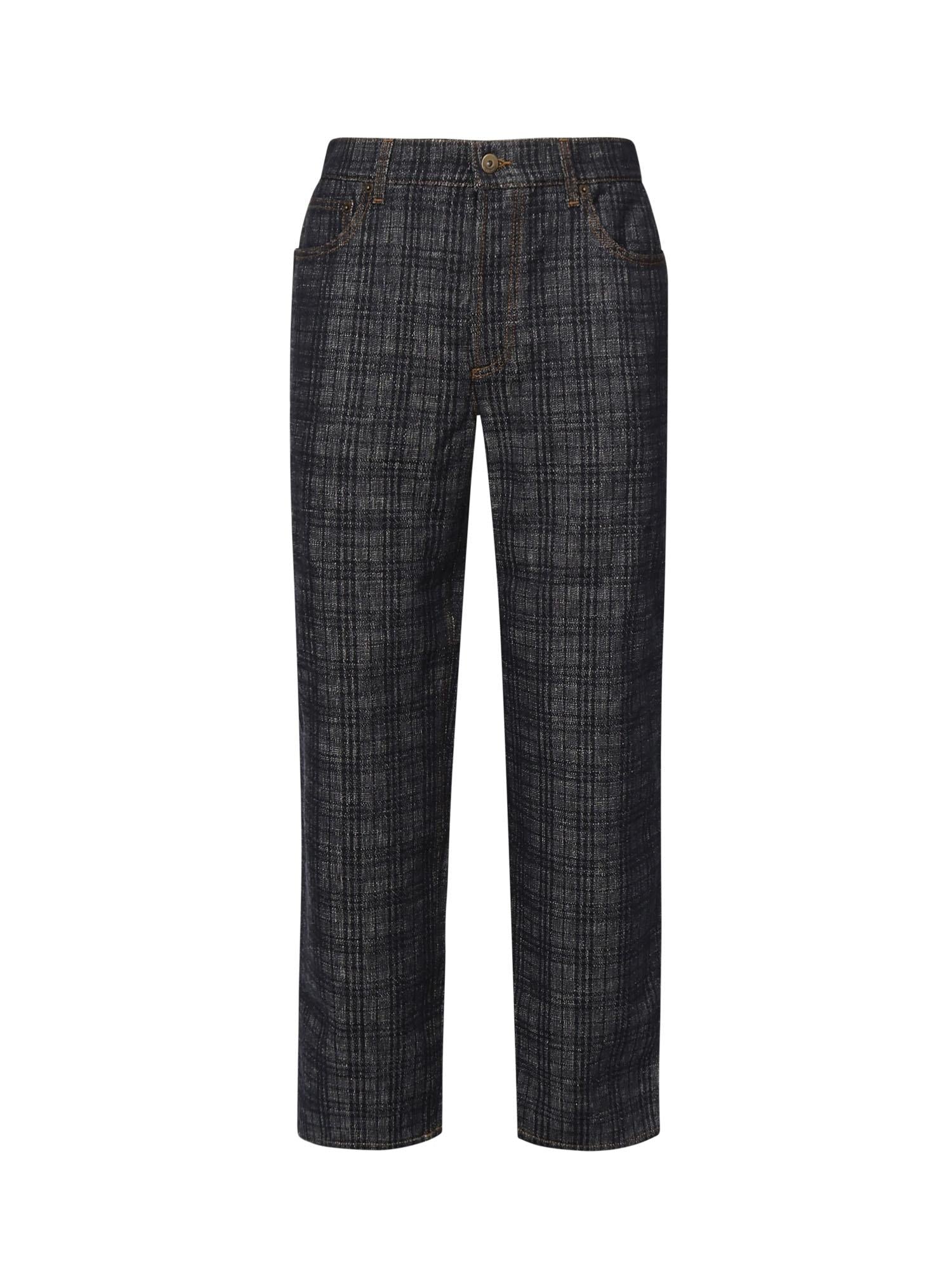 Jeans Check jacquard 8110647 A5924 BURBERRY 