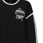 Maglione Alicudi con logo 105397 A2PKEZ1 PINKO 