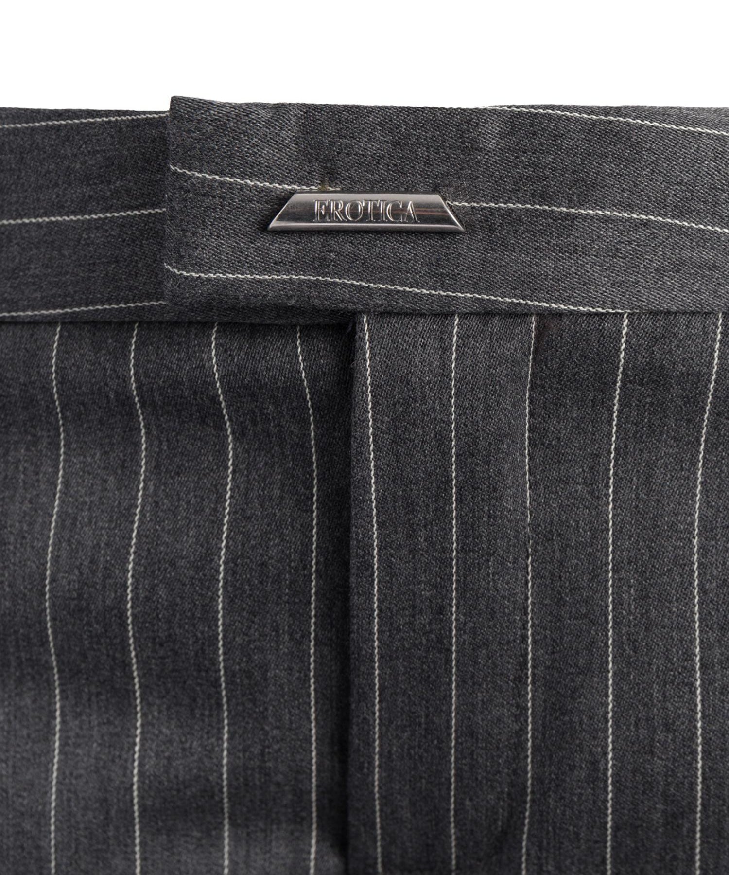 Pantaloni in fresco di lana gessato DP923 ES0080D903 DONDUP 