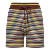 Short in maglia di cotone a righe FR6741 AW88F1X33 FENDI 
