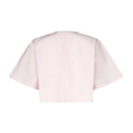 T-shirt in taffetà AA9H1193W039A 416 ALAIA 