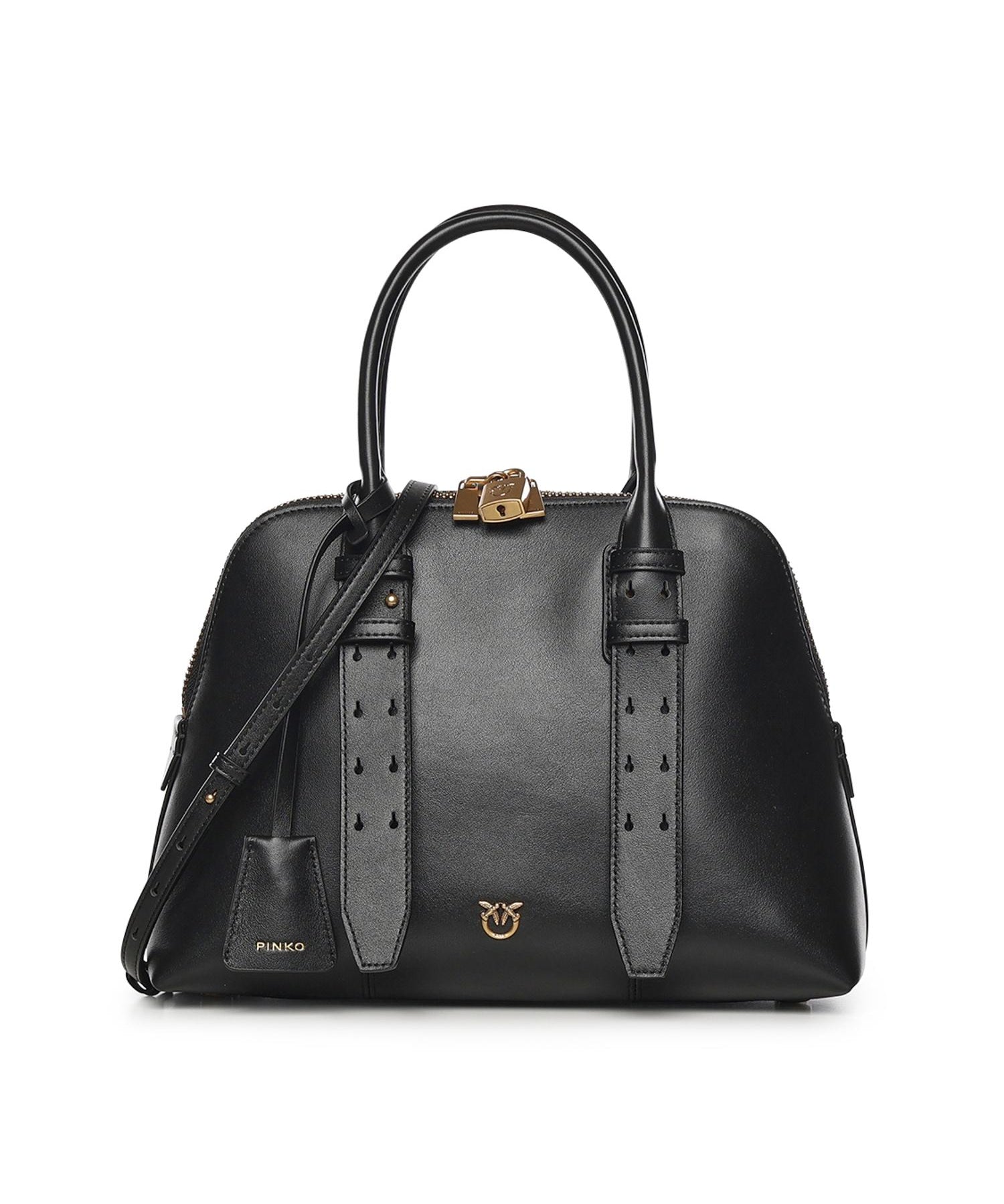 Borsa a mano media Escape Bag in pelle 105906 A0QOZ99Q PINKO 