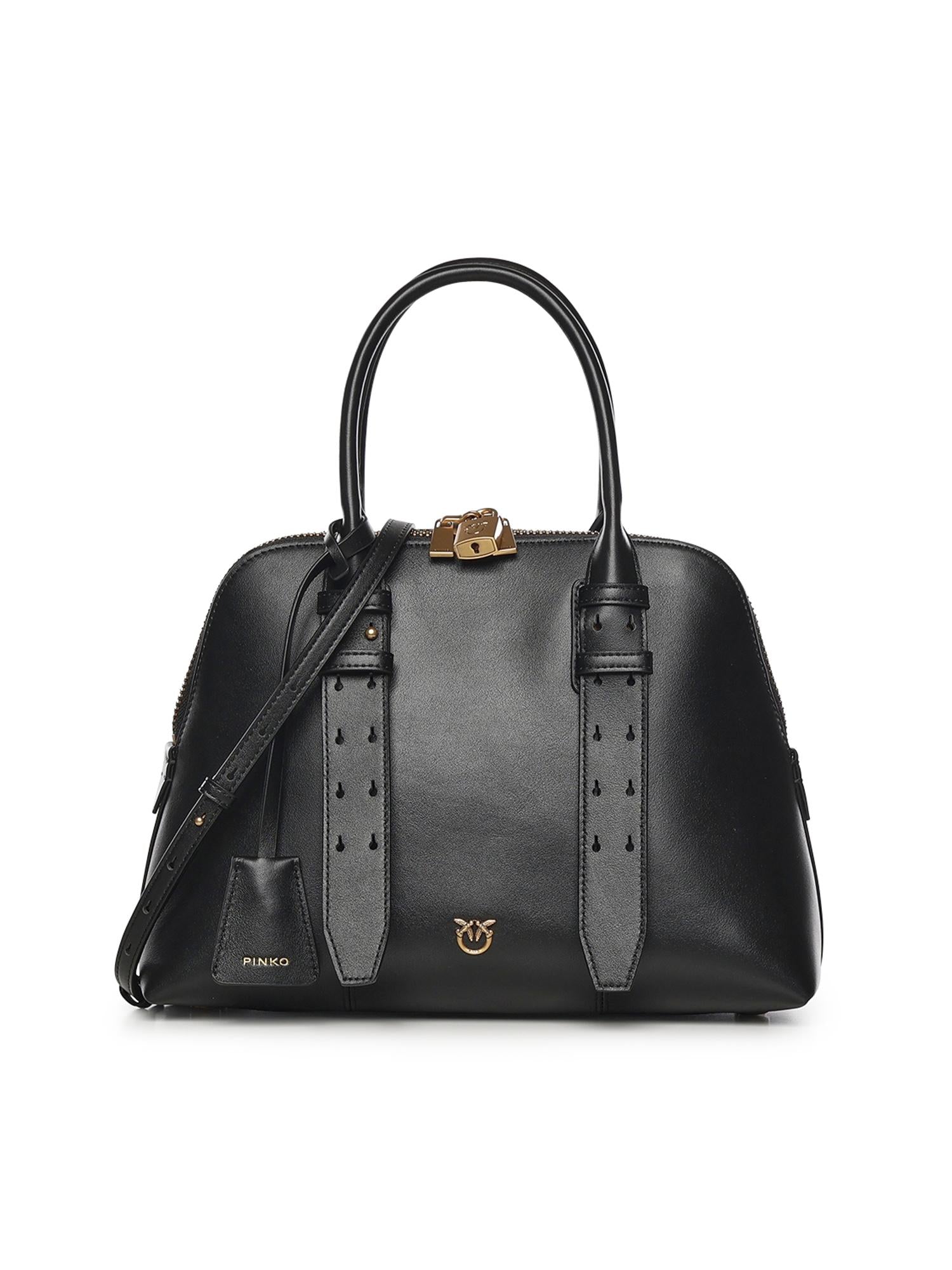 Borsa a mano media Escape Bag in pelle 105906 A0QOZ99Q PINKO 