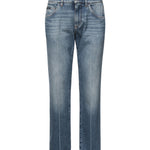 Jeans modello Classic cinque tasche in cotone con abrasioni GP02XD G8MG8S9001 DOLCE & GABBANA 