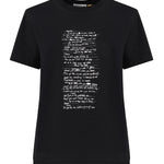 T-shirt Moncler X Willow Smith in cotone<BR/> J209T8C00002 89AHD999 MONCLER GENIUS 