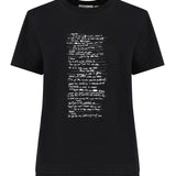 T-shirt Moncler X Willow Smith in cotone<BR/> J209T8C00002 89AHD999 MONCLER GENIUS 
