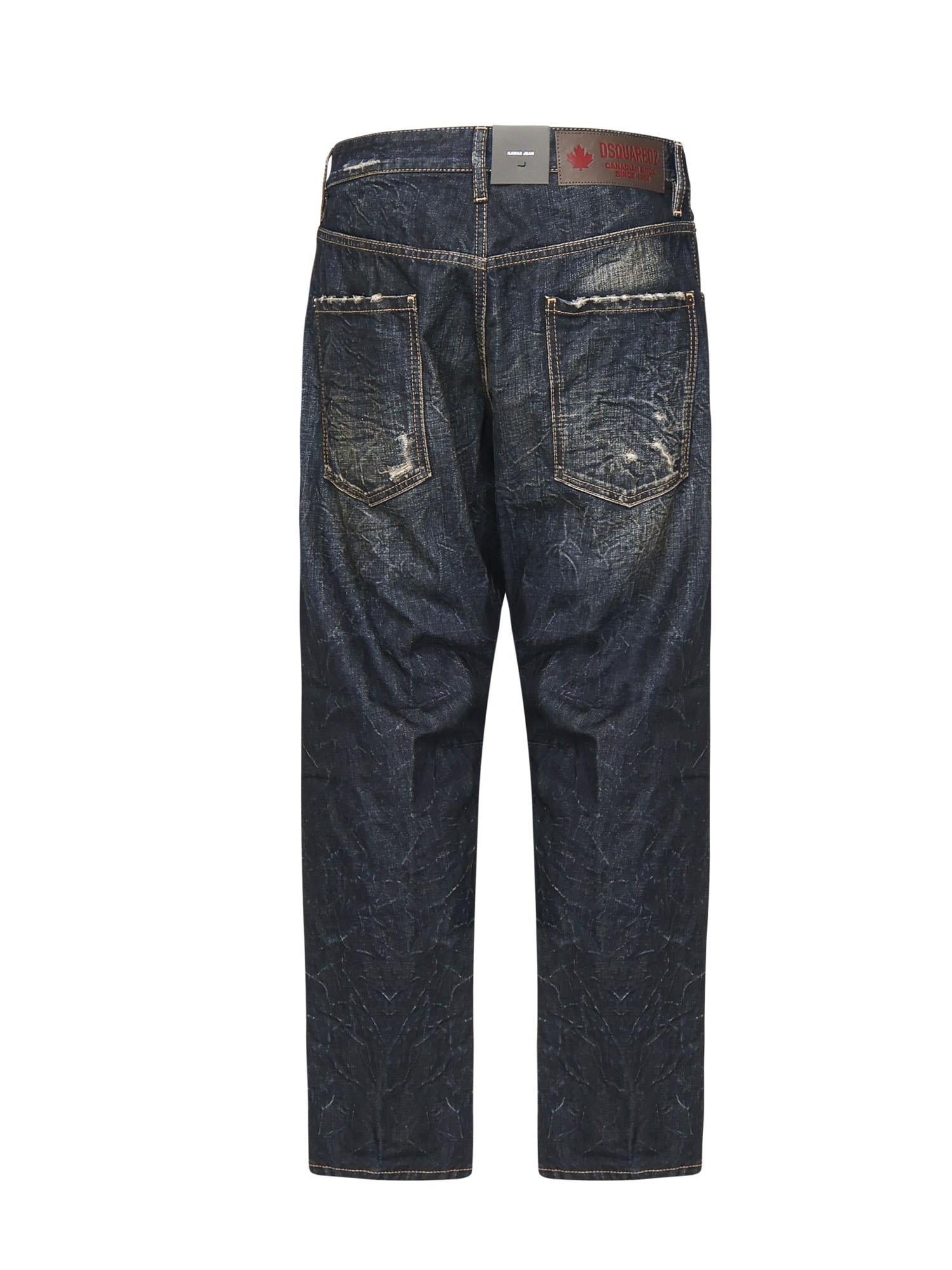 Jeans Kawaii con logo<BR/> S74LB1762 D30011470 DSQUARED2 