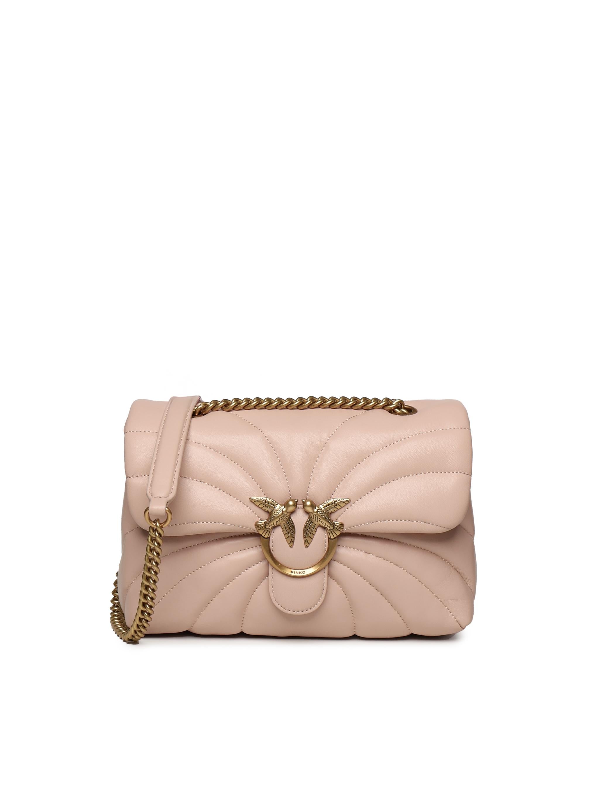 Borsa grande Love Bag Puff trapunta farfalla 100038 A1EXO81Q PINKO 