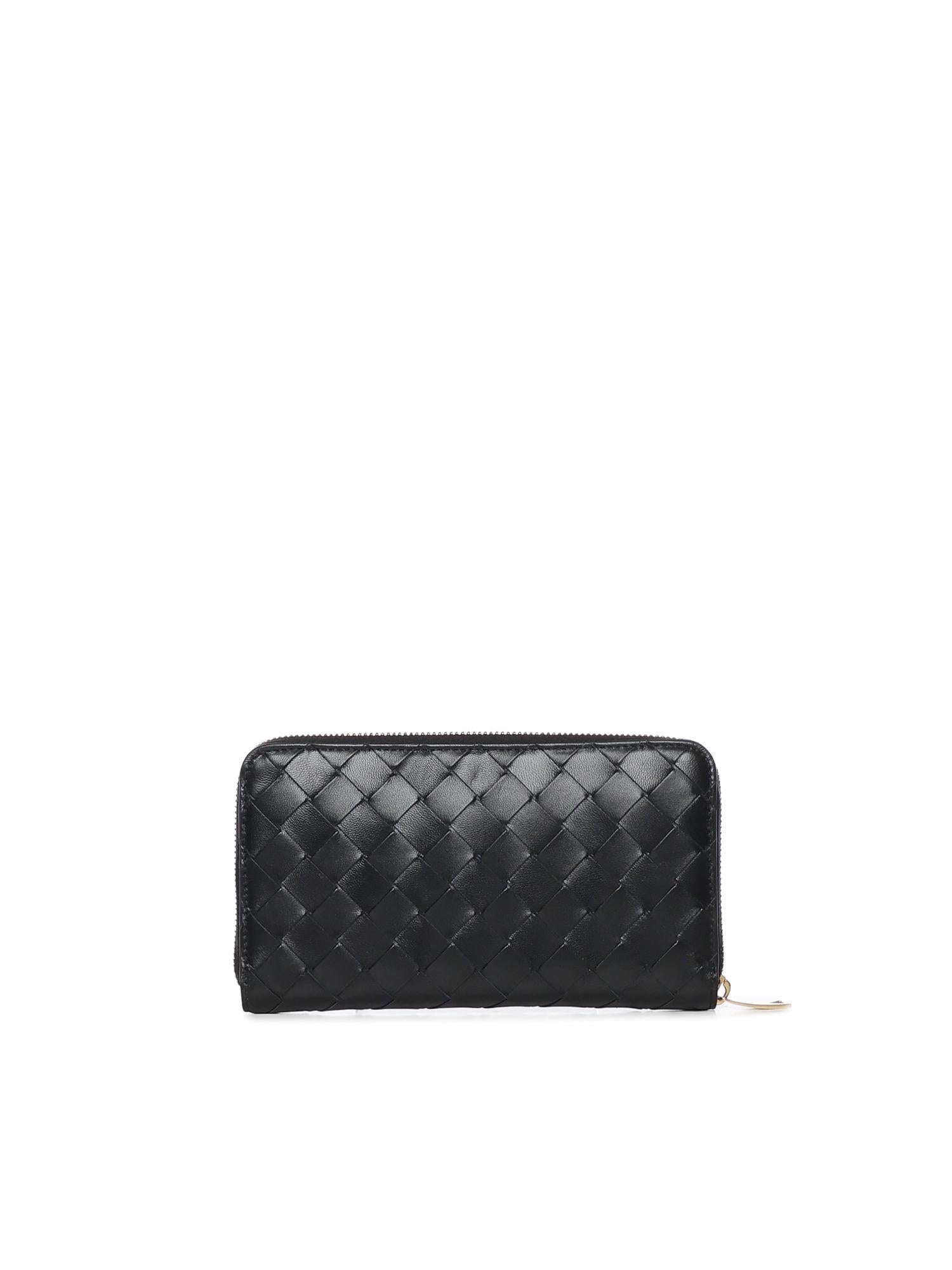 Portafoglio Intrecciato con zip 814674 VCPP28425 BOTTEGA VENETA 