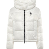 Piumino in nylon con logo 25WBLDC02170 006648100BI BLAUER 