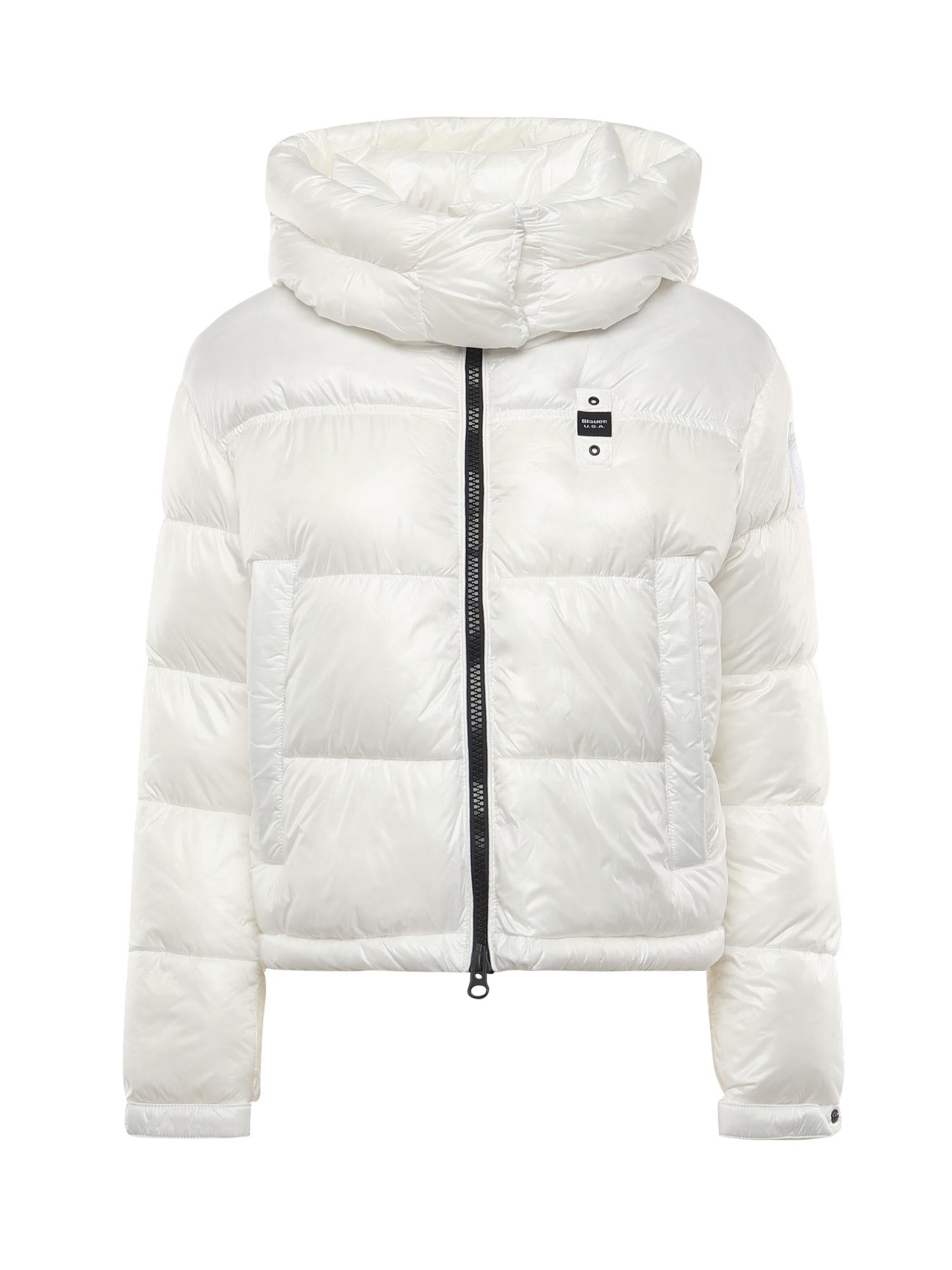 Piumino in nylon con logo 25WBLDC02170 006648100BI BLAUER 