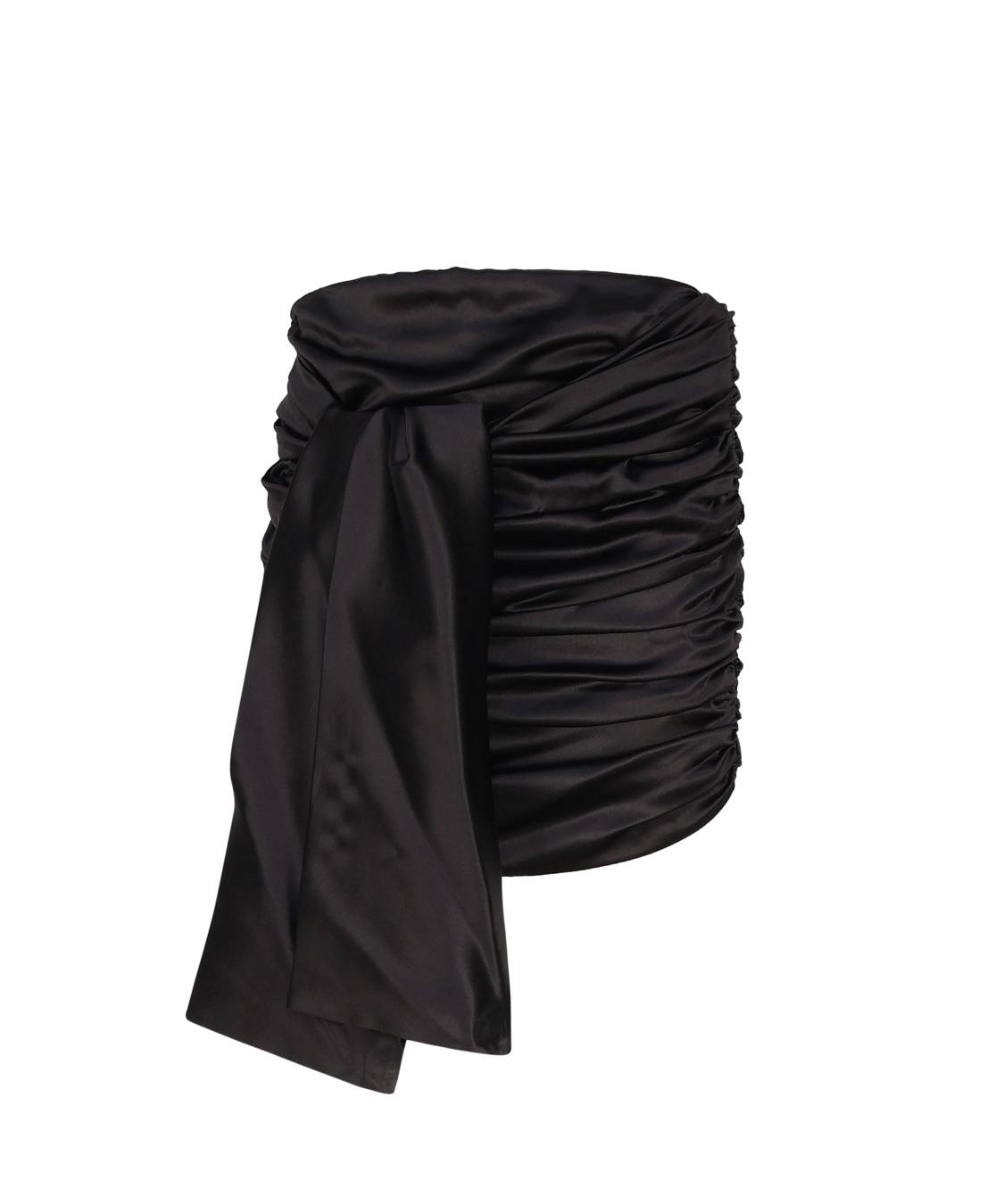Minigonna in raso con fiocco F4CRCT FURAGN0000 DOLCE & GABBANA 