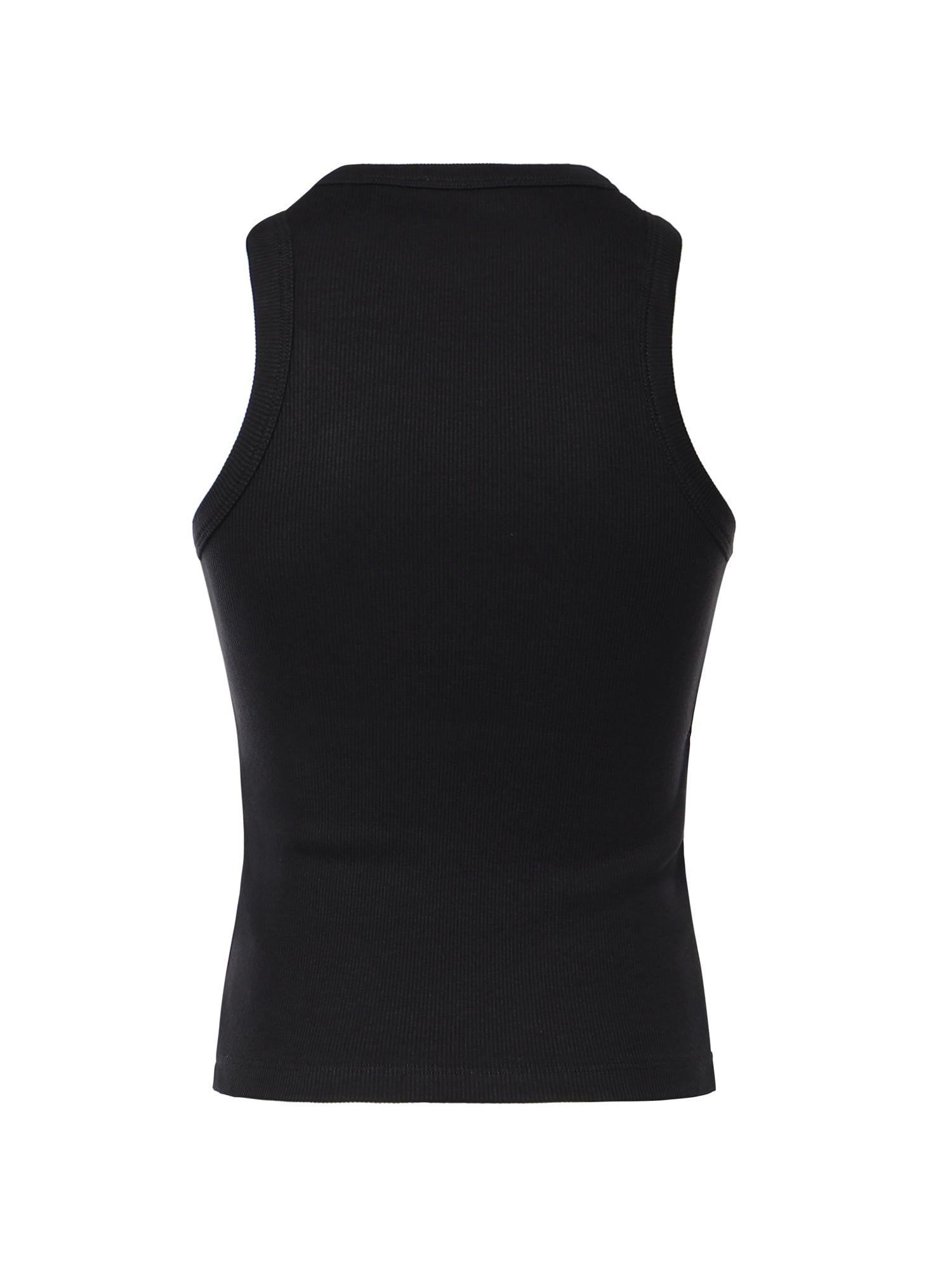 Canotta in cotone con logo DS071 JS0314DXXX999 DONDUP 
