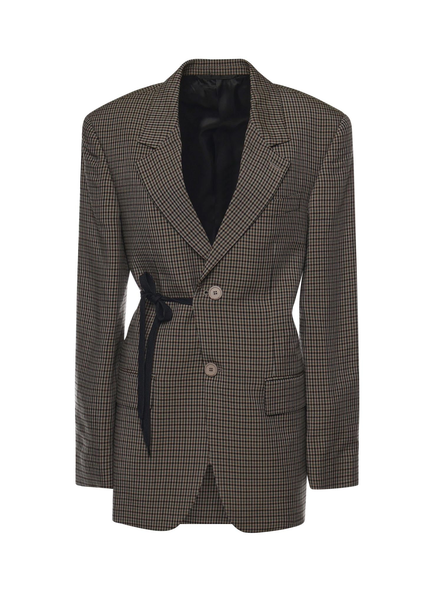 Giacca check in lyocell 857365 TTO382866 BALENCIAGA 