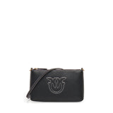 Borsetta piatta a tracolla in pelle 104277 A2CFZ99Q PINKO 