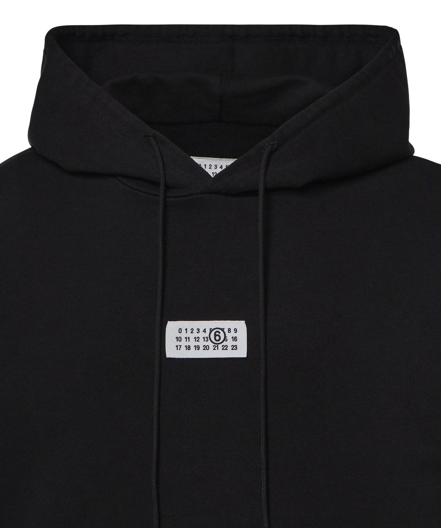 Felpa con cappuccio in cotone<BR/> SH0GU0048 M25025900 MM6 Maison Margiela 