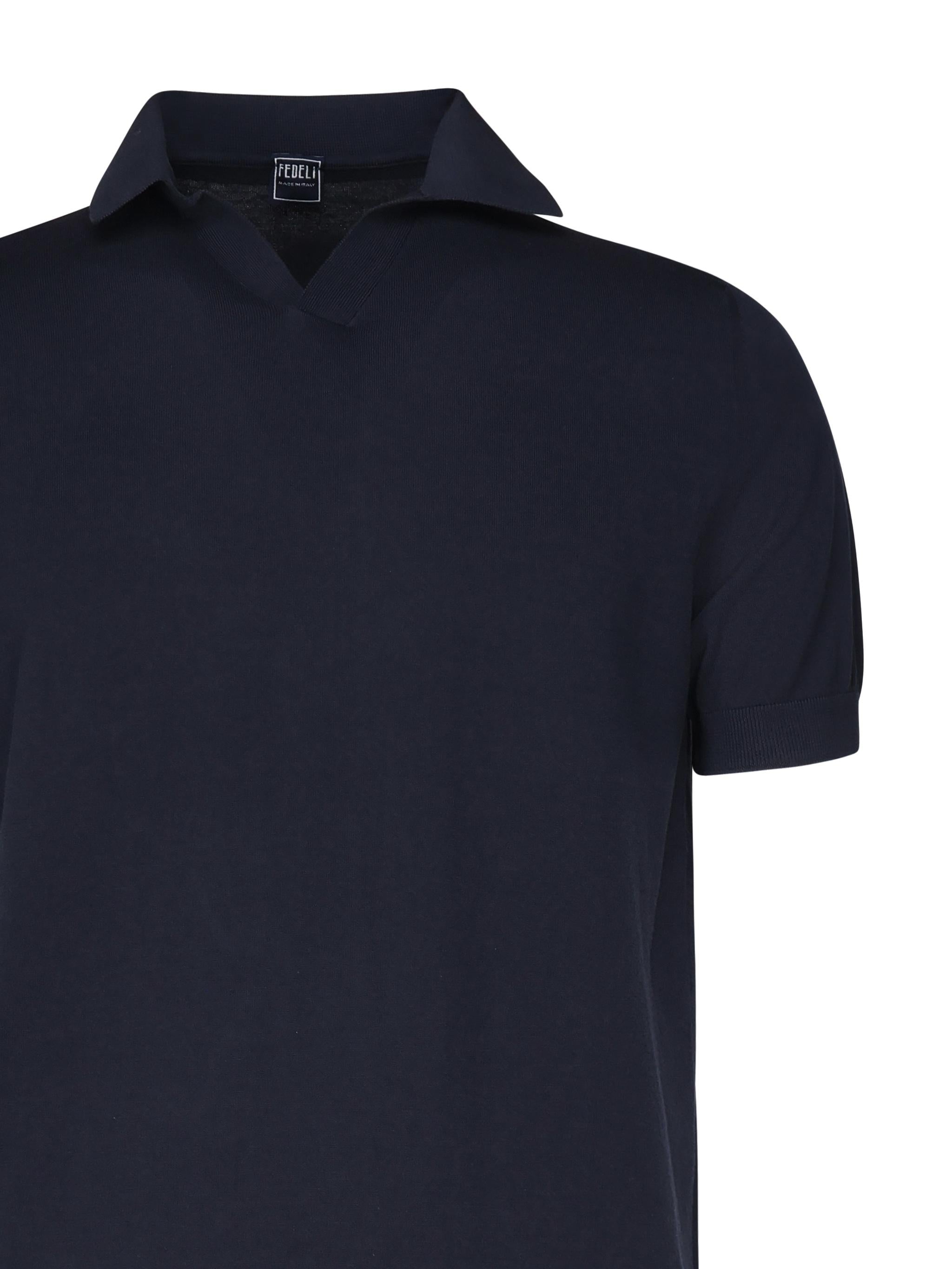 Polo con collo aperto 8UED5914 626 FEDELI 