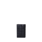 Porta carte Intrecciato in pelle con patta 749417 VCPQ48803 BOTTEGA VENETA 