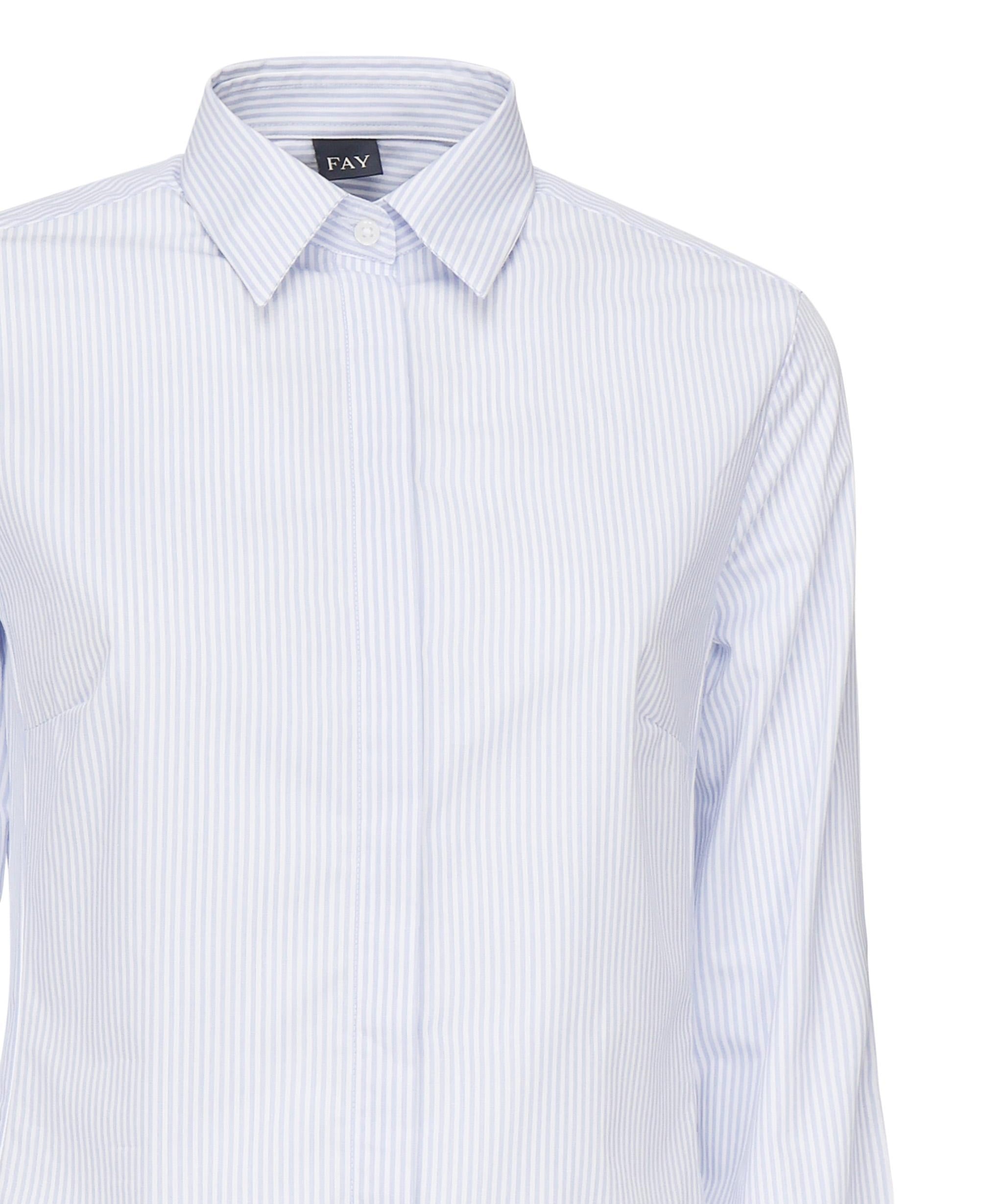 Camicia Slim a righe<BR/> NCWA1505650XAM U603 FAY 