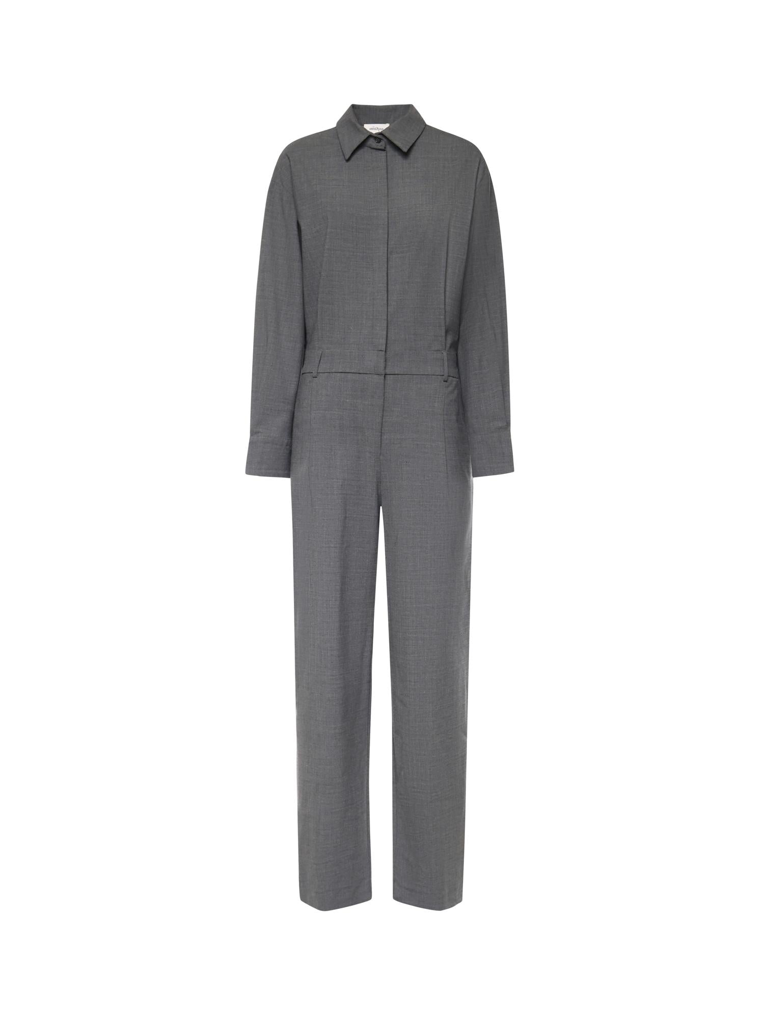 Jumpsuit in acrilico e viscosa DP9941 GREY OTTOD'AME 