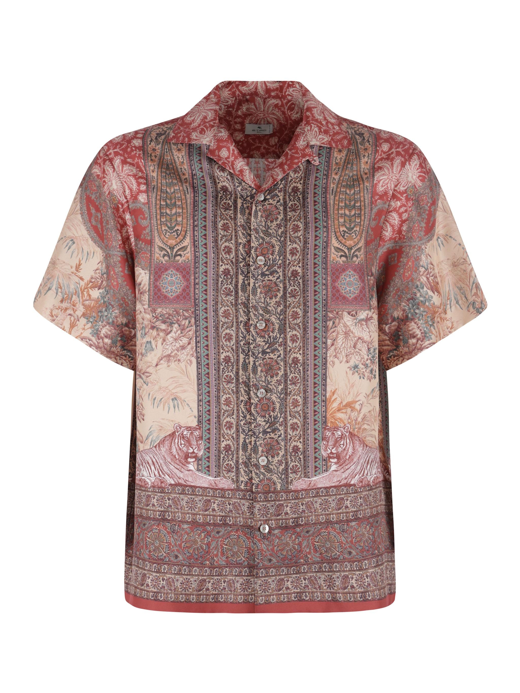 Camicia in seta stampata MRIC0013 AK575X0870 ETRO 