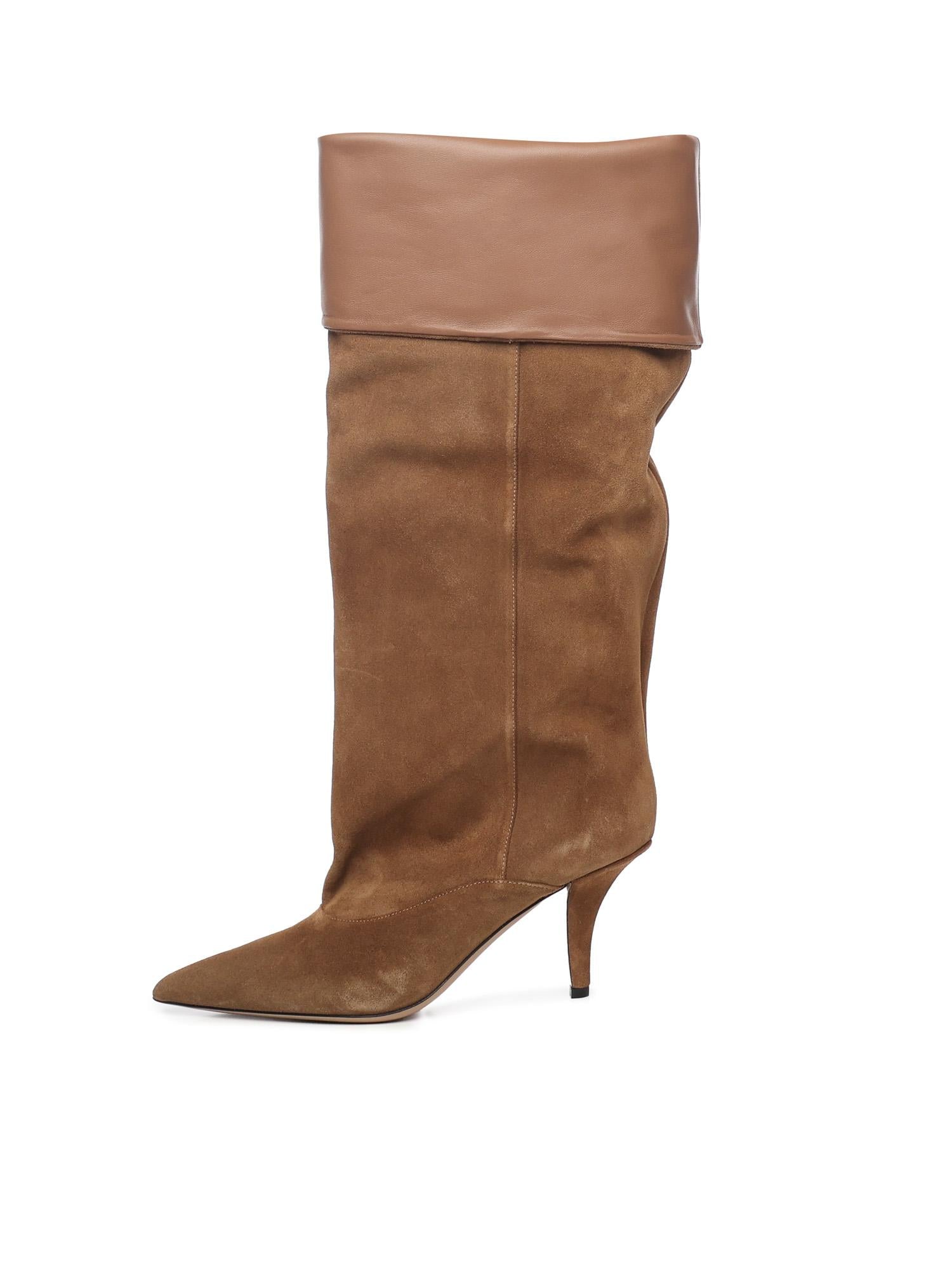 Stivali in pelle scamosciata PX1685XV0SN SIGARO COGNAC PARIS TEXAS 