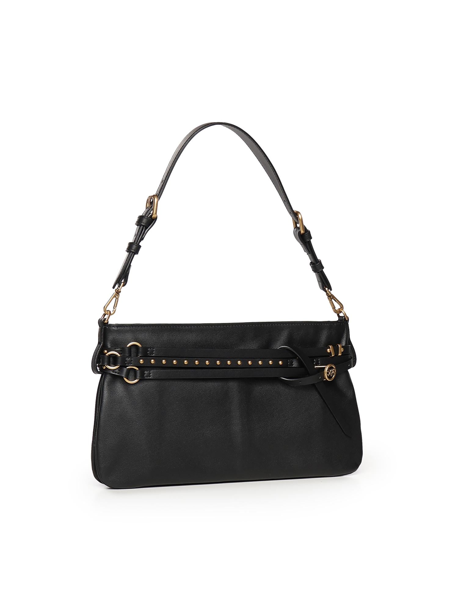 Borsa a spalla media Belt Bag in pelle 106176 A0QOZ99Q PINKO 