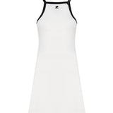 Abito in cotone con bretella a cinturino 124JR0364JS0070 -0098 COURREGES 