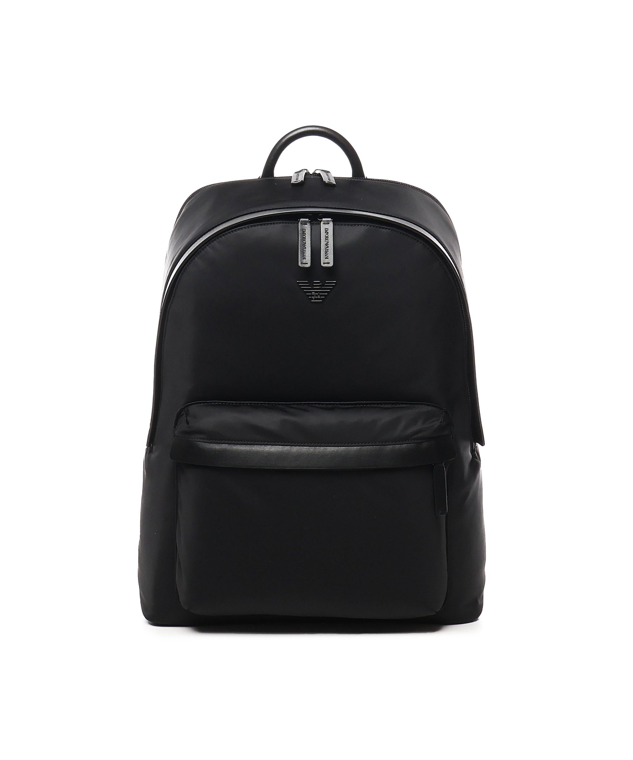 Zaino Roundshape in nylon con dettagli in pelle EM001795 AF13454UC001 EMPORIO ARMANI 