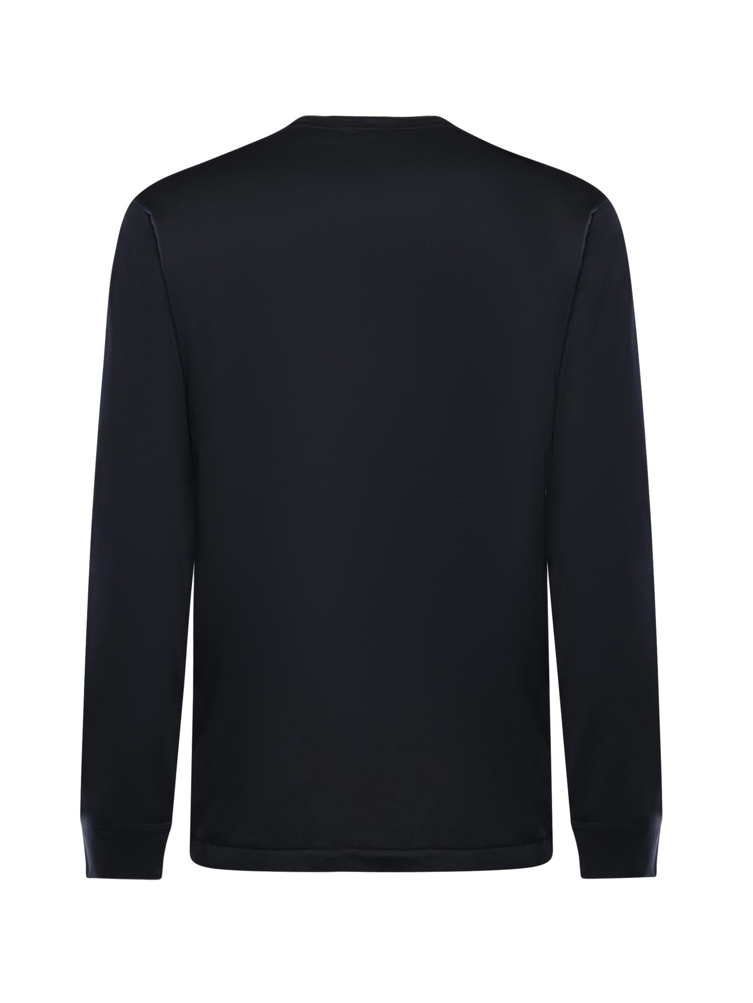T-shirt con patch Compass in jersey di cotone<BR/> L1S152100031 S0013V0020 STONE ISLAND 