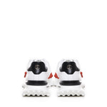 Sneakers Raptor 1 in pelle<BR/> RAPTOR1 NAPPAWHITE/BLACK GIULIANO GALIANO 