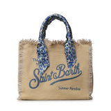 Borsa Vanity in canvas con twill removibile VANI045 09245L MC2 SAINT BARTH 