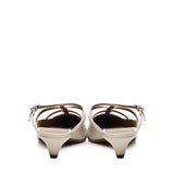 Sabot a listini in pelle di vitello A55182 STONE CARMENS 