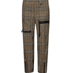 Pantaloni cargo in misto seta Check 8108349 C1846 BURBERRY 