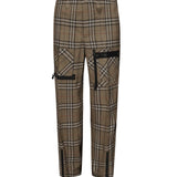 Pantaloni cargo in misto seta Check 8108349 C1846 BURBERRY 