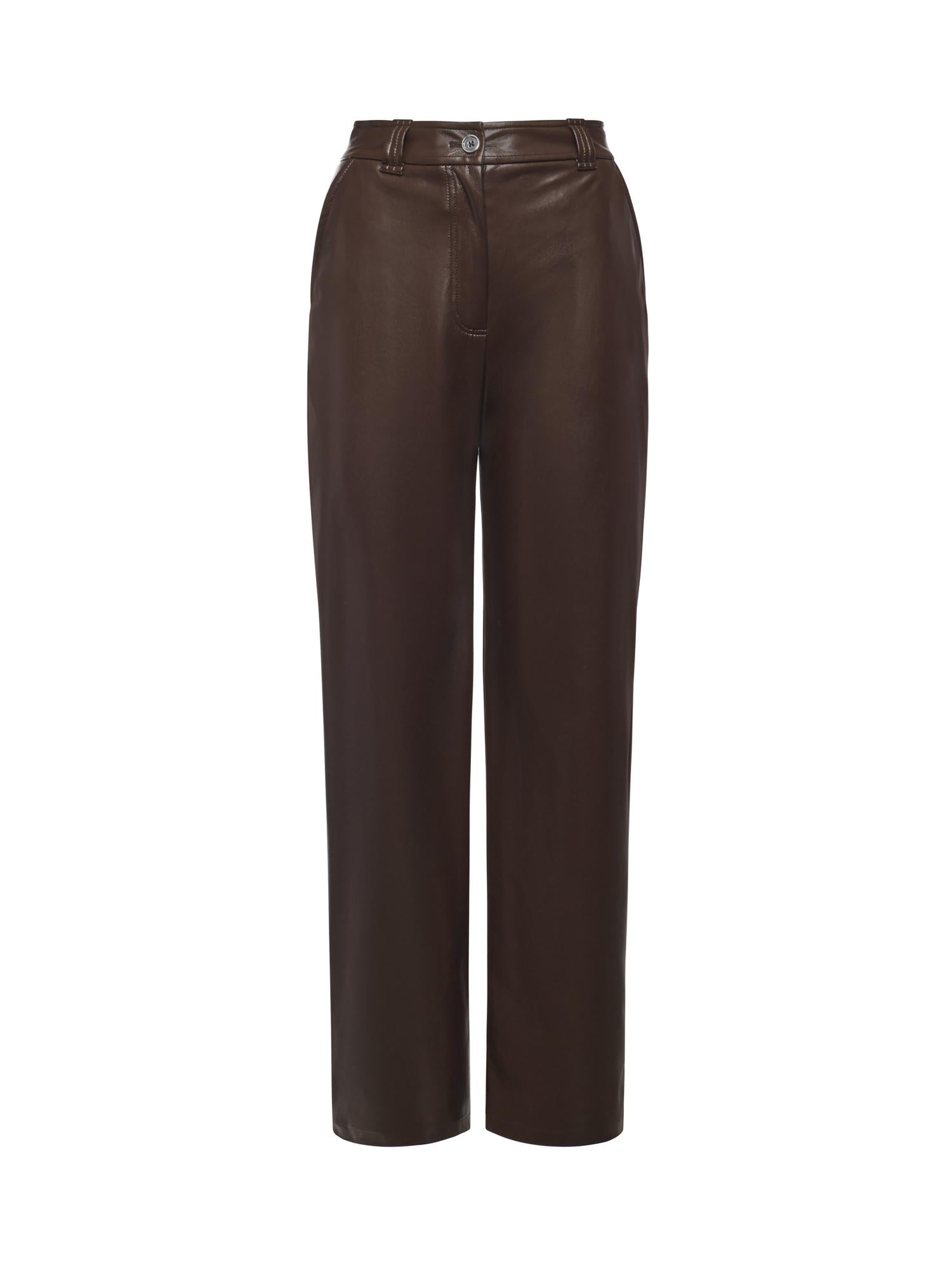 Pantaloni balloon effetto pelle soft touch 105371 A2P4M22 PINKO 