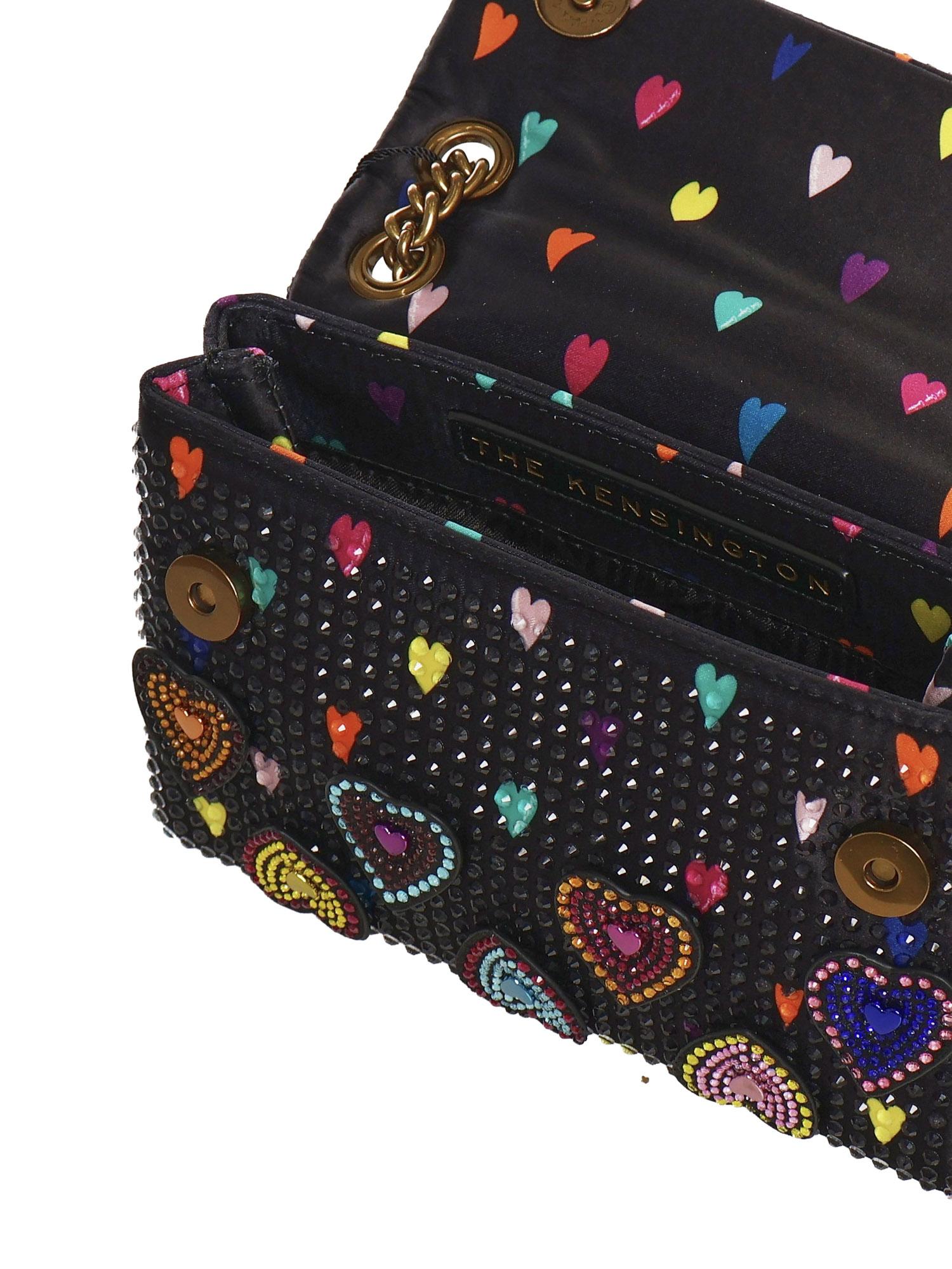 Borsa a tracolla mini Kensington Heart 5374105609 BLACK KURT GEIGER 