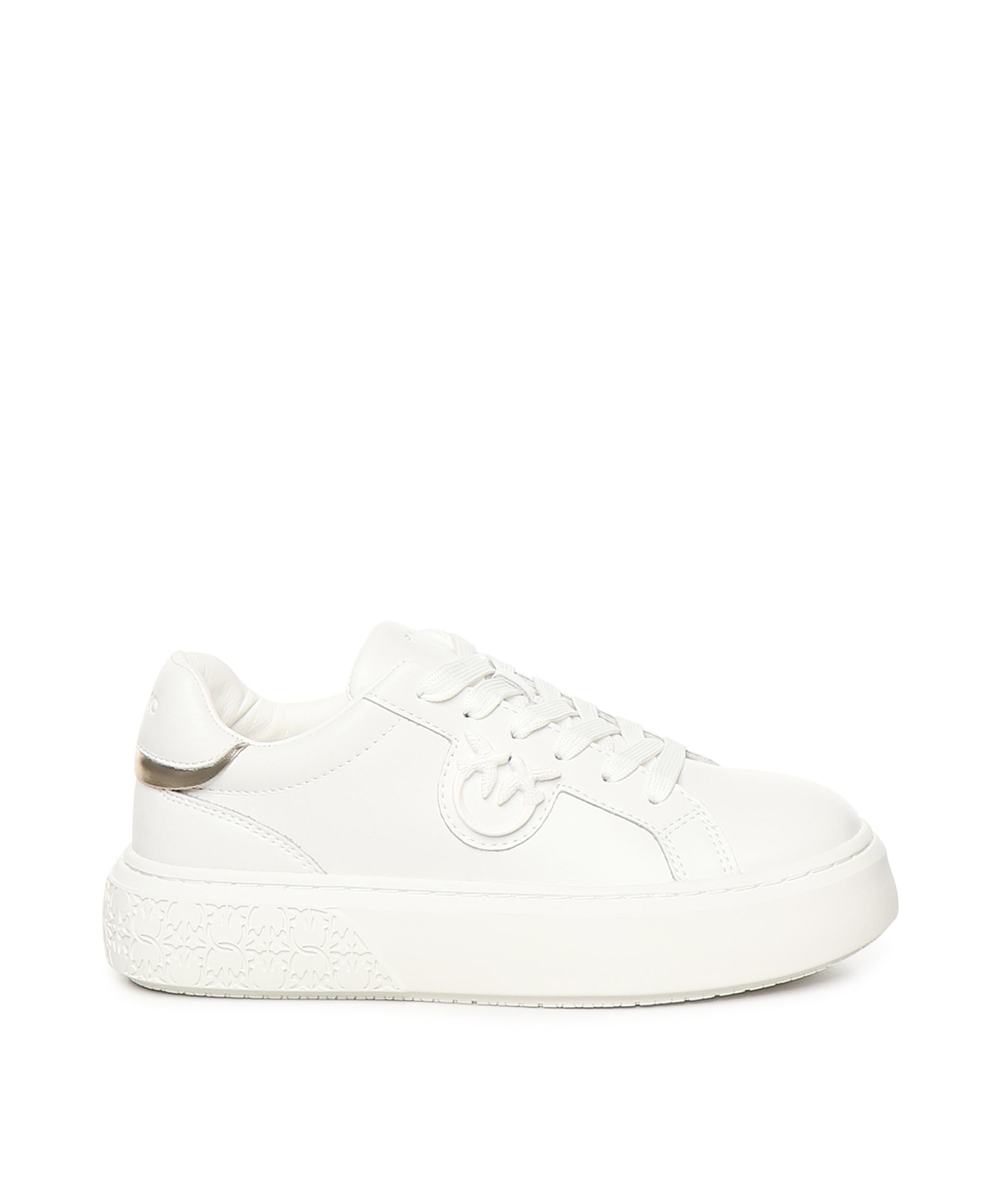 Scarpe da tennis in pelle con suola platform SS0071 P001Z12 PINKO 