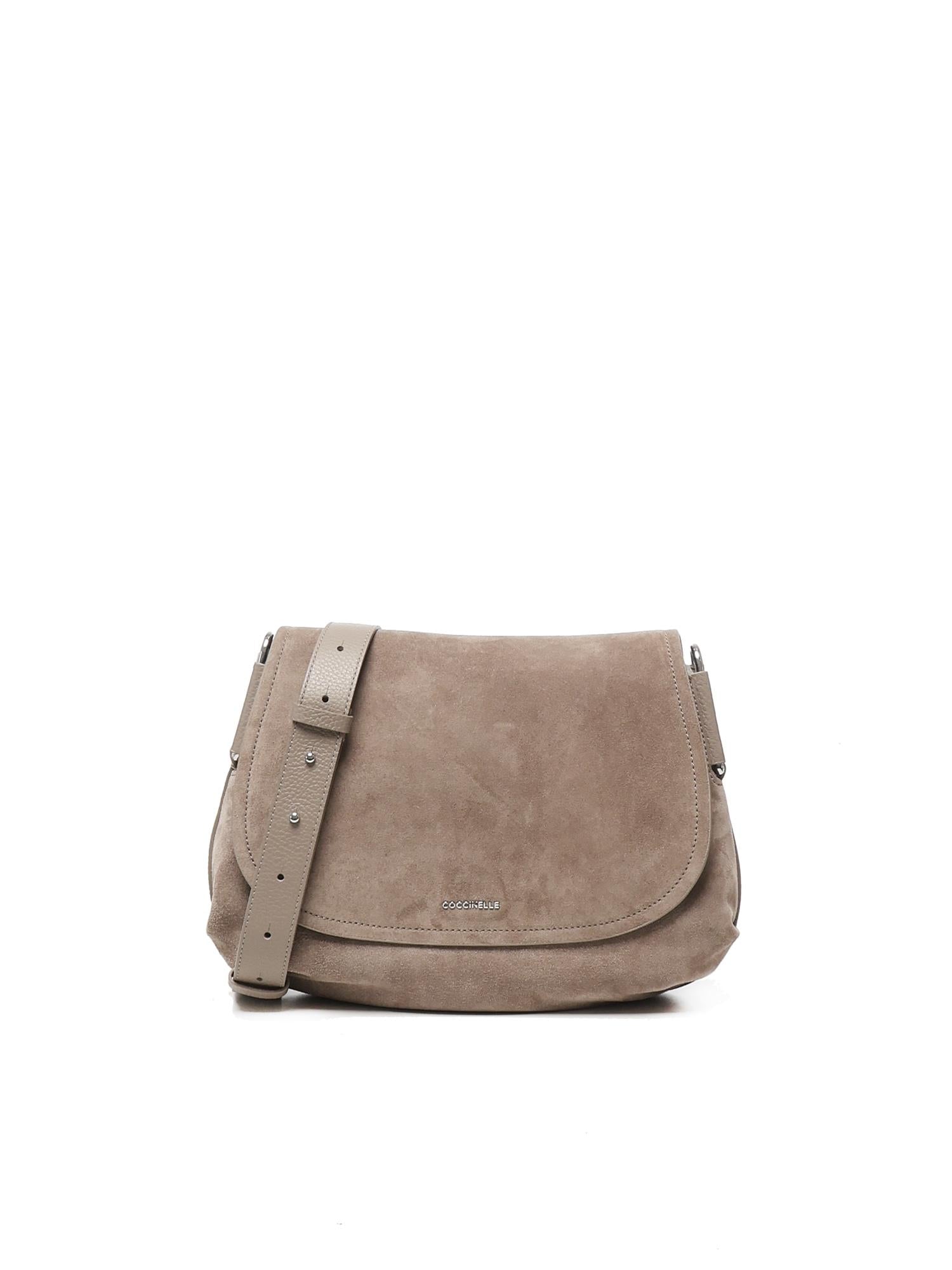 Borsa a tracolla in camoscio E1T96150101 N59 COCCINELLE 