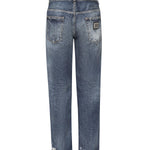 Jeans loose in denim di cotone GYJDAD G8NX2S9001 DOLCE & GABBANA 
