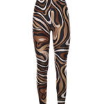 Leggings con stampa Marmo<BR/> 5UTT20 5U775066 PUCCI 
