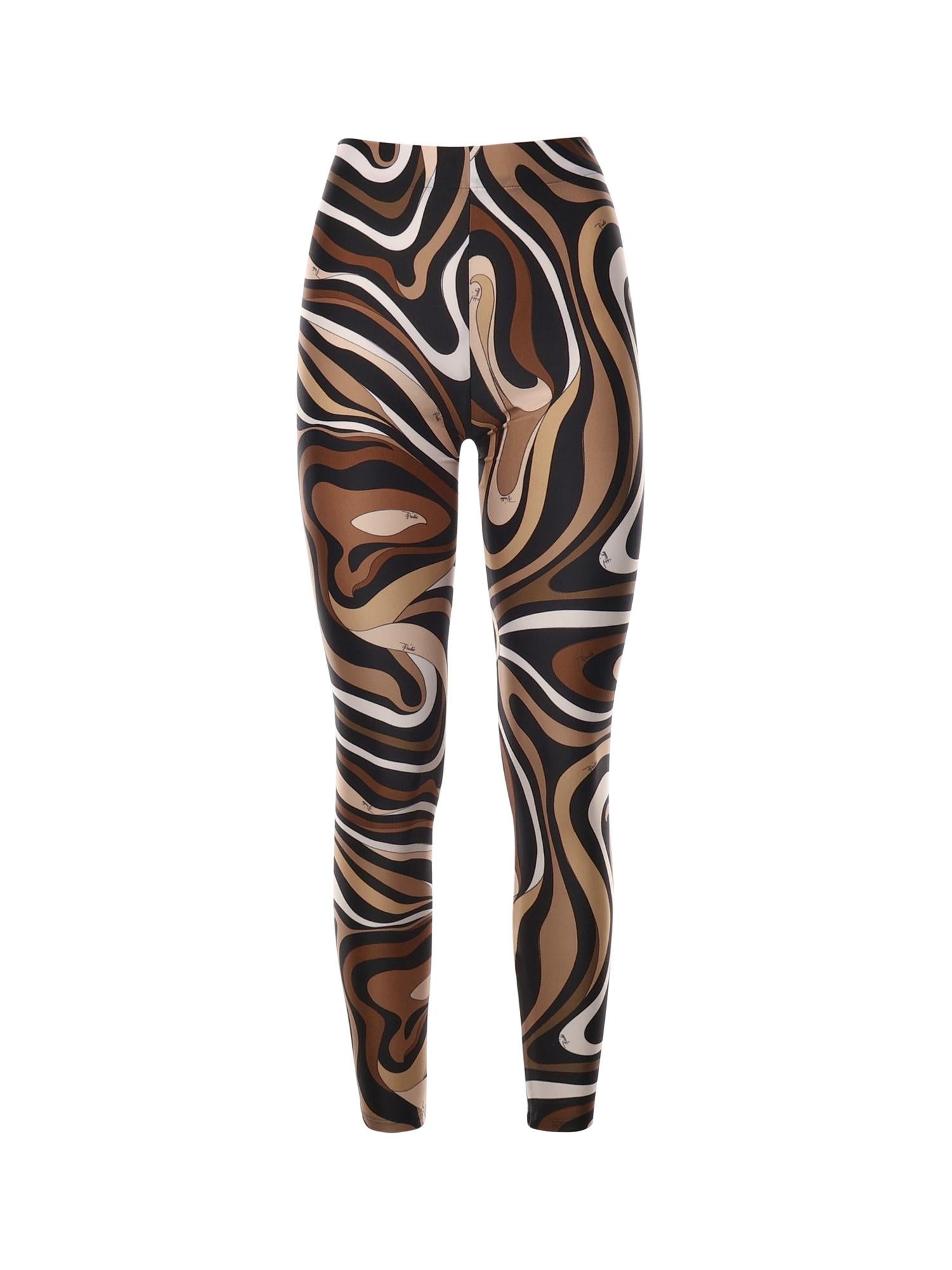 Leggings con stampa Marmo<BR/> 5UTT20 5U775066 PUCCI 