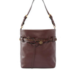 Borsa a spalla media Bucket Belt Bag in pelle 106339 A0QOR49Q PINKO 